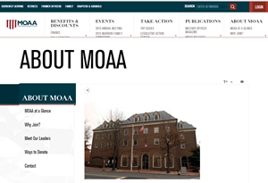 National MOAA Web Site